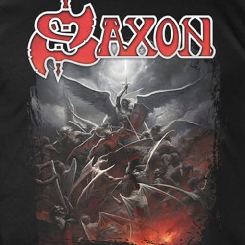 SAXON - HELL, FIRE AND - tshirt - T Shirt - Size M image 2