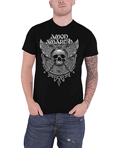 AMON AMARTH - GREY SKULL - tshirt - T Shirt - Size XXXL