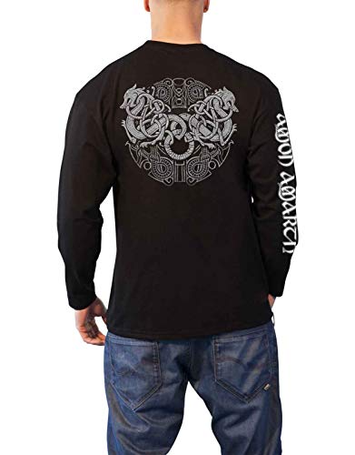 AMON AMARTH - GREY SKULL (BLA - Clothing - LS - Size L image 2