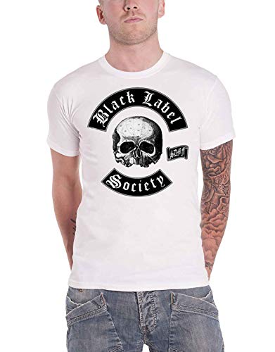 BLACK LABEL SOCIETY - SKULL LOGO (WHI - tshirt - T Shirt - Size S image 2