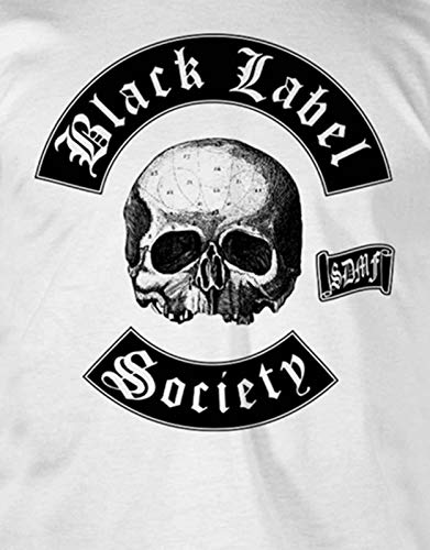 BLACK LABEL SOCIETY - SKULL LOGO (WHI - tshirt - T Shirt - Size S image 4