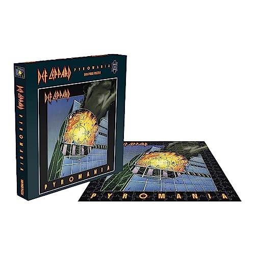 DEF LEPPARD - PYROMANIA (500 PIECE JIGSAW PUZZLE) - Jigsaw Puzzle image 3