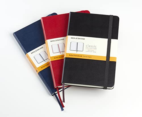 MEDIUM RULED HARDCOVER NOTEBOOK BLACK - Non-book item image 6