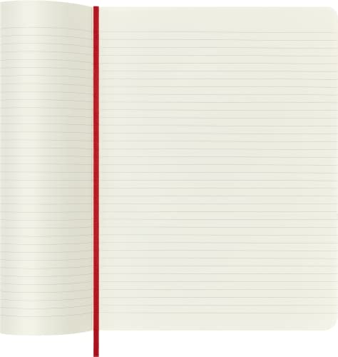 Moleskine Scarlet Red Extra Large Ruled Notebook Soft - Paperback image 3