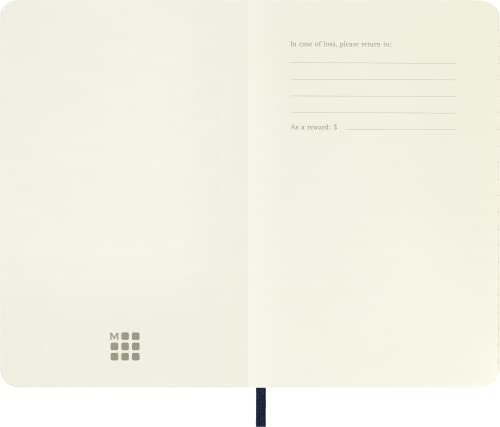 Moleskine Sapphire Blue Pocket Ruled Notebook Soft - Paperback image 2