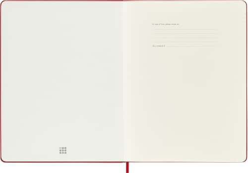 Moleskine Scarlet Red Extra Large Ruled Notebook Hard - Non-book item image 2