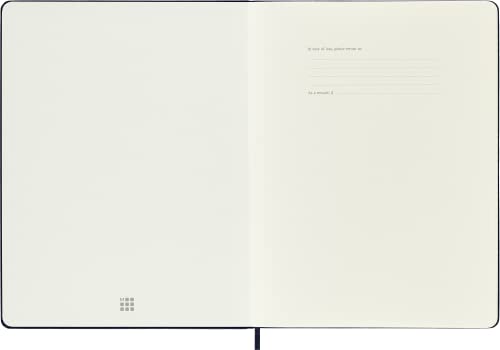 Moleskine Sapphire Blue Extra Large Ruled Notebook Hard - Non-book ite image 2