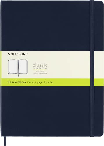 Moleskine Sapphire Blue Extra Large Plain Notebook Hard - Non-book ite image 1