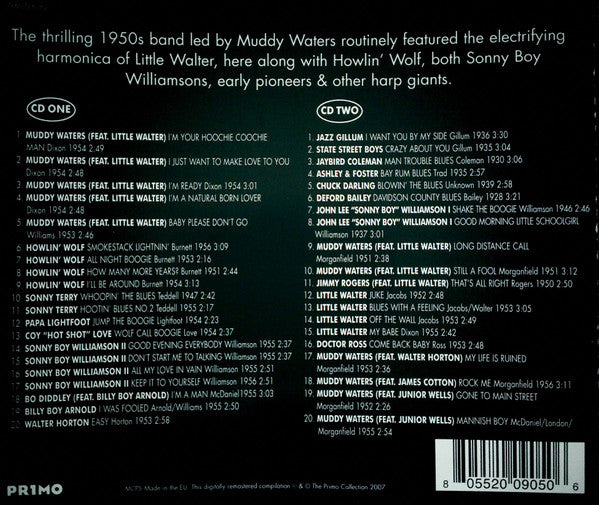 Various - Gob-Iron: The Blues Harmonica Anthology - Used CD image 2