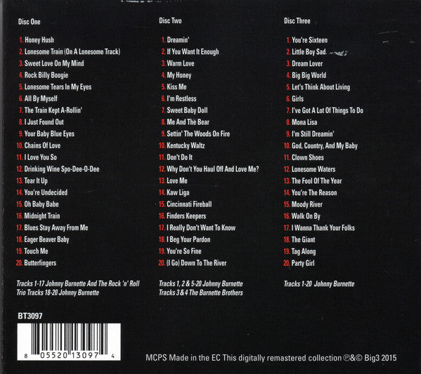 Johnny Burnette - Absolutely Essential Collection - CD image 2