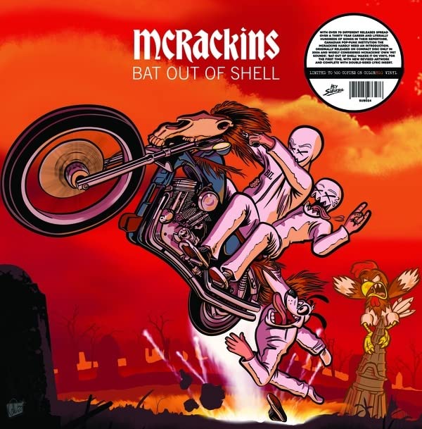 MCRACKINS - Bat Out Of Shell (Egg Coloured Vinyl) - Vinyl Record image 1