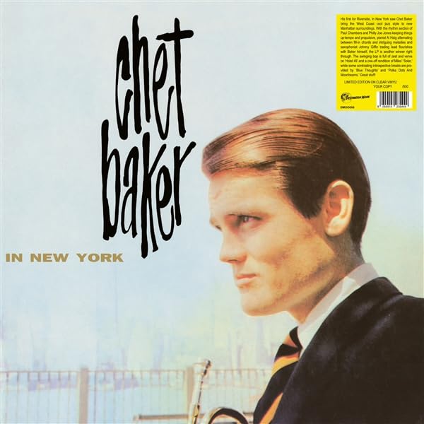 CHET BAKER - In New York (Numbered Edition) (Clear Vinyl) - Vinyl Reco image 1