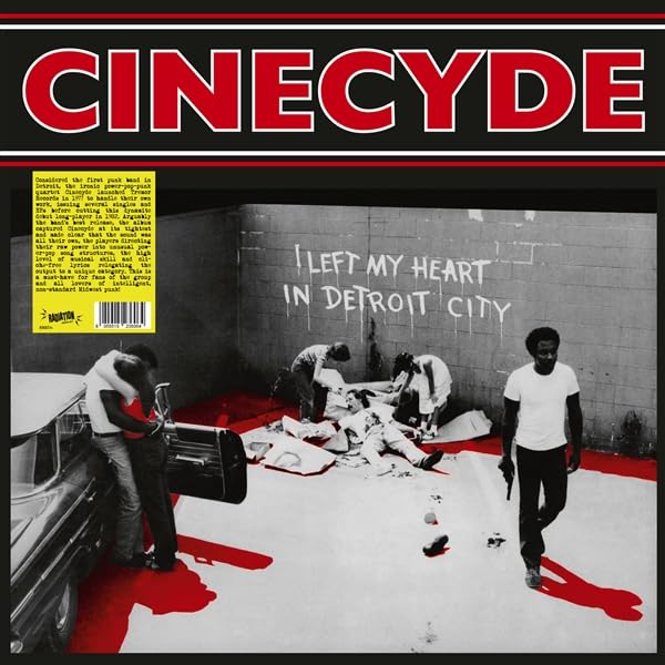 CINECYDE - I Left My Heart In Detroit City (Red Vinyl) - Vinyl Record image 1