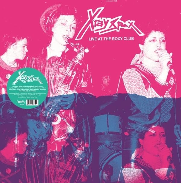 X-RAY SPEX - Live At The Roxy Club (Spittle White Vinyl) LP  RELEASE D image 1