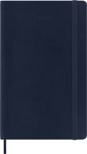 Moleskine 2024 12-Month Daily Large Softcover Notebook - Spiral image 2