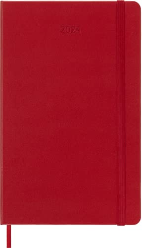 Moleskine 2024 12-Month Weekly Large Hardcover Notebook - Spiral image 2