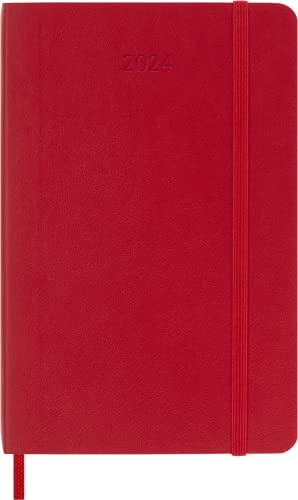 Moleskine 2024 12-Month Weekly Pocket Softcover Notebook - Spiral image 2