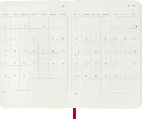 Moleskine 2024 12-Month Weekly Pocket Softcover Notebook - Spiral image 5