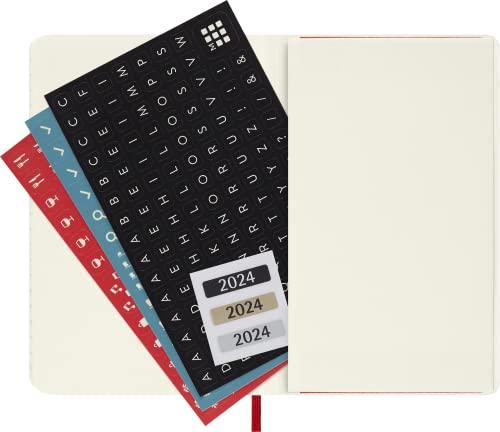 Moleskine 2024 12-Month Weekly Pocket Softcover Notebook - Spiral image 6