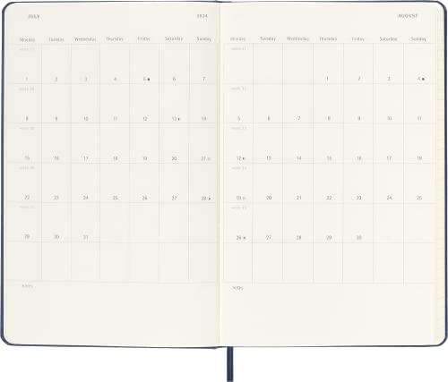 Moleskine 2024 18-Month Weekly Large Hardcover Notebook - Non-book ite image 5