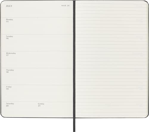 Moleskine 2024 18-Month Weekly Large Hardcover Notebook - Non-book ite image 4