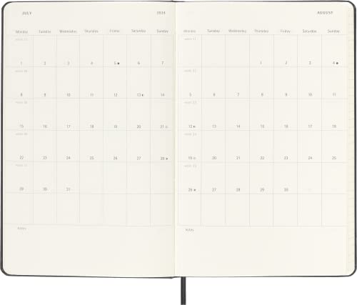 Moleskine 2024 18-Month Weekly Large Hardcover Notebook - Non-book ite image 5