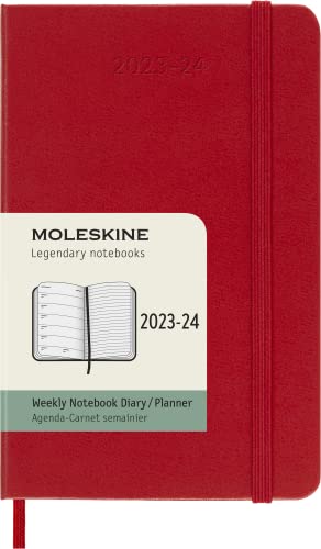 Moleskine 2024 18-Month Weekly Pocket Hardcover Notebook - Non-book it image 1