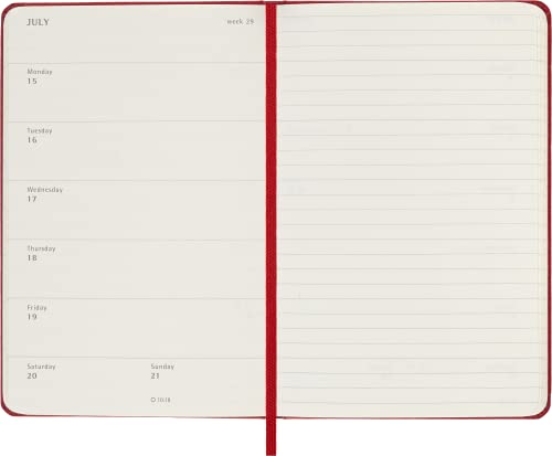 Moleskine 2024 18-Month Weekly Pocket Hardcover Notebook - Non-book it image 3