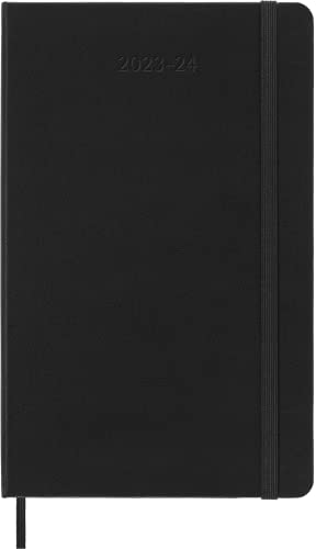 Moleskine 2024 18-Month Weekly Horizontal Large Hardcover Notebook - N image 2
