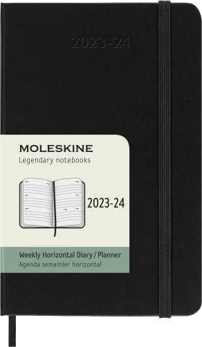Moleskine 2024 18-Month Weekly Horizontal Pocket Hardcover Notebook - image 1