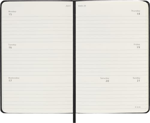 Moleskine 2024 18-Month Weekly Horizontal Pocket Hardcover Notebook - image 4