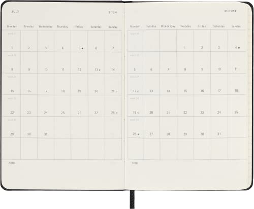 Moleskine 2024 18-Month Weekly Horizontal Pocket Hardcover Notebook - image 5