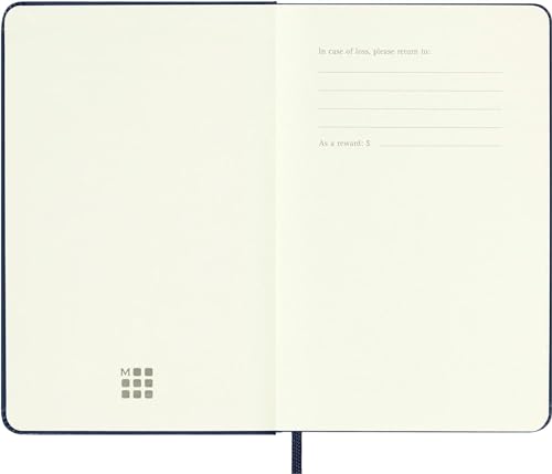 Moleskine - 2025 12-Month Weekly Pocket Hardcover Notebook : Sapphire image 3