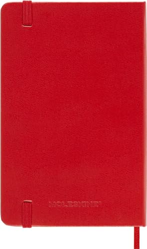 Moleskine - 2025 12-Month Weekly Pocket Hardcover Notebook : Scarlet image 7
