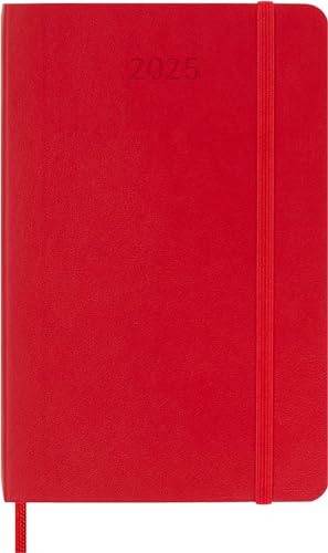 Moleskine - 2025 12-Month Weekly Pocket Softcover Notebook : Scarlet R image 2