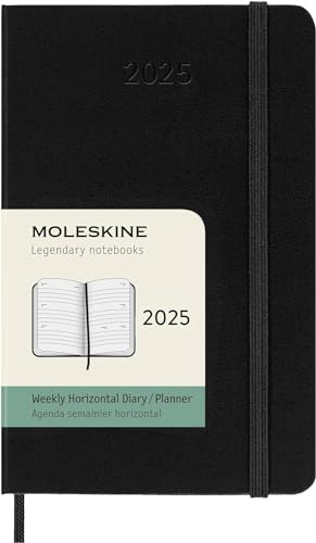 Moleskine - 2025 12-Month Weekly Horizontal Pocket Hardcover Notebook image 1