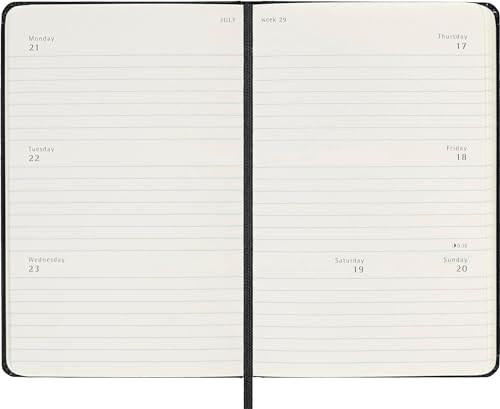 Moleskine - 2025 12-Month Weekly Horizontal Pocket Hardcover Notebook image 4