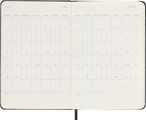 Moleskine - 2025 12-Month Weekly Horizontal Pocket Hardcover Notebook image 5