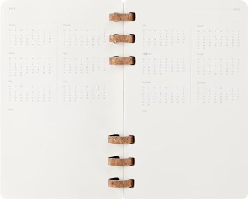Moleskine - 2025 12-Month Large Softcover Spiral Planner : Black - Spi image 6