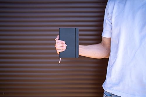 MEDIUM RULED HARDCOVER NOTEBOOK SCARLET - Non-book item image 2