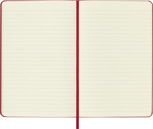 MEDIUM RULED HARDCOVER NOTEBOOK SCARLET - Non-book item image 4