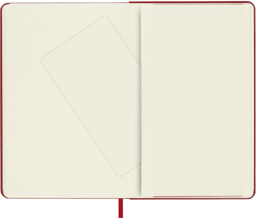 MEDIUM RULED HARDCOVER NOTEBOOK SCARLET - Non-book item image 5