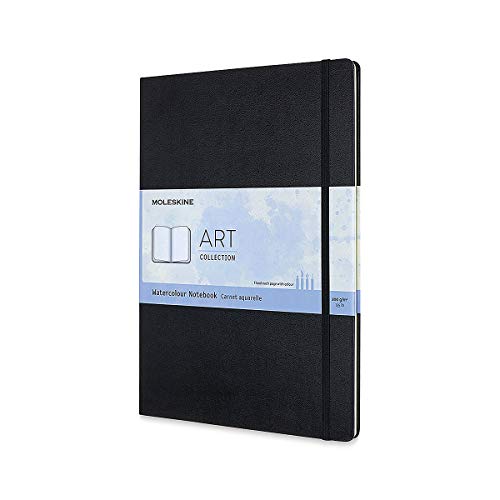 ART A4 WATERCOLOUR NOTEBOOK BLACK - Non-book item image 1