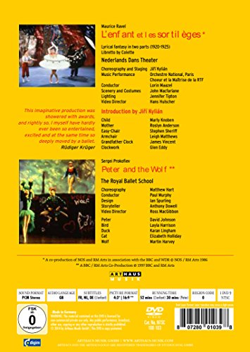 JIRI KYLIAN / MATTHE - SERGEI PROKOFIEV  MAURICE RAVE - DVD image 2