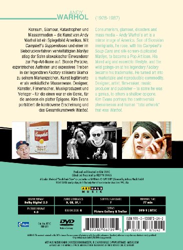 KIM EVANS / ANDY WAR - ANDY WARHOL - DVD image 2