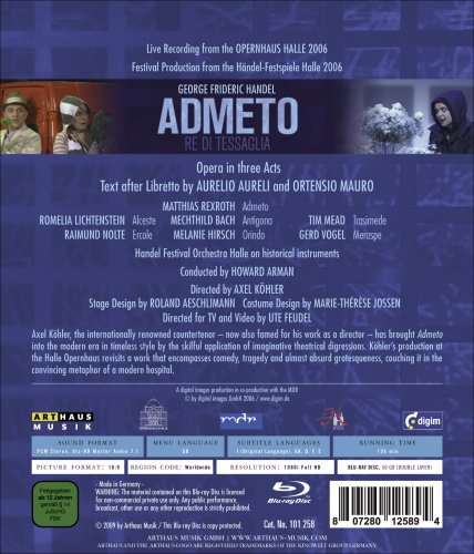 HANDELFESTSPIELORCHE - ADMETO - BLUR image 2