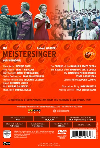 HAMBURG PHILHARMONIC - DIE MEISTERSINGER VON NURNBERG - DVD image 2