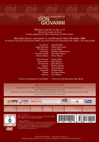 ORCHESTRA AND CHORUS - DON GIOVANNI - DVD image 2