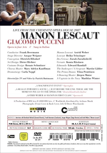 ROBERT-SCHUMANN-PHIL - MANON LESCAUT - DVD image 2
