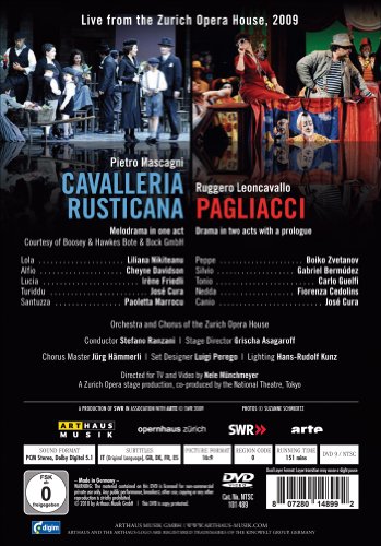 ORCHESTRA AND CHORUS - PIETRO MASCAGNI  RUGGERO LEONC - DVD image 2